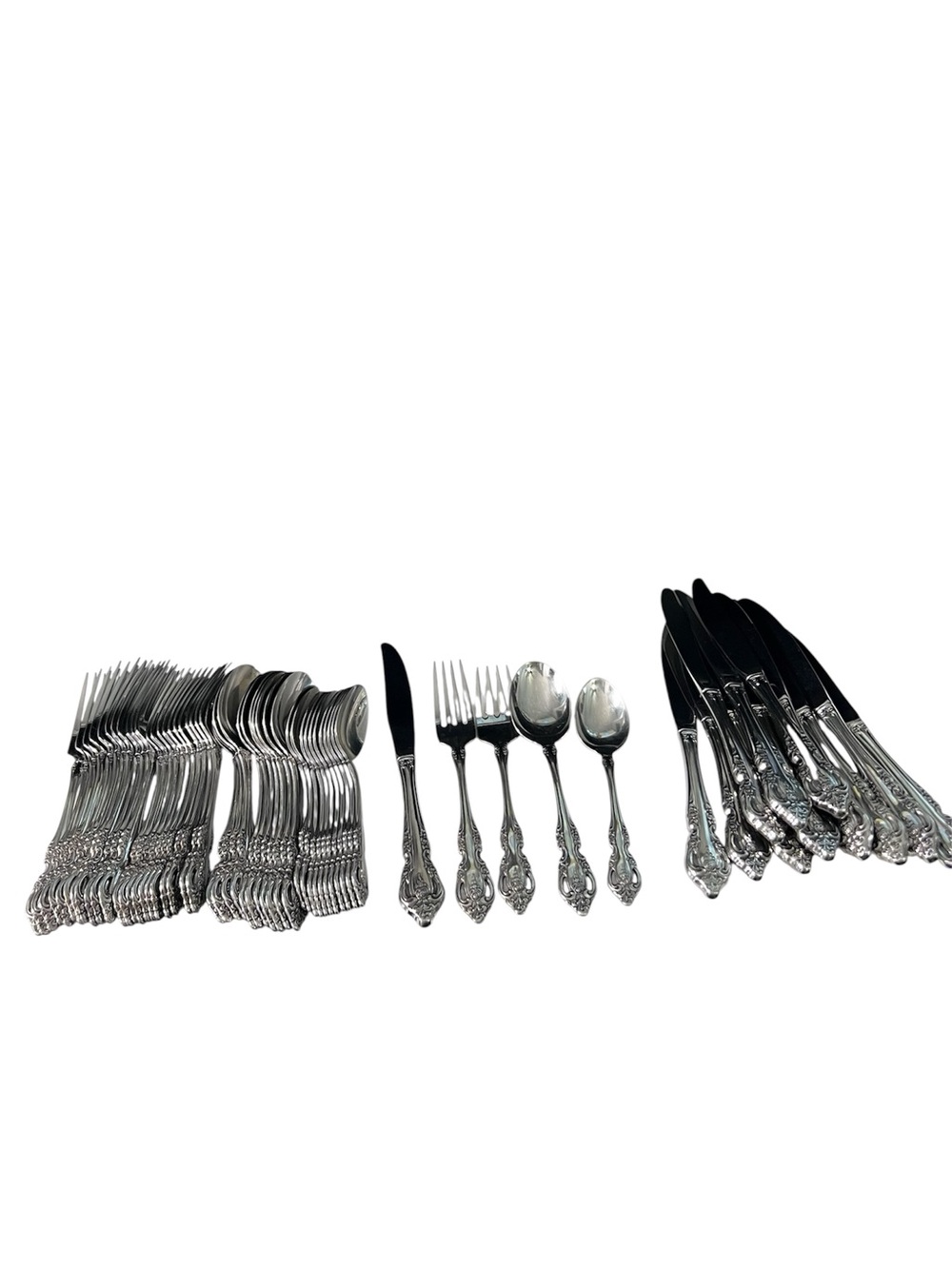 Oneida Community Brahms Stainless Steel Flatware Lot Of 60 pieces